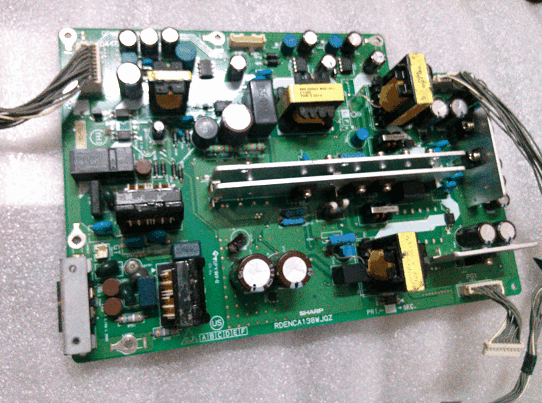Original RDENCA138WJQZ Sharp QPWBN0107SNPZ(57) Power Board